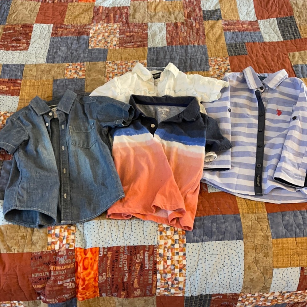 Boys 4t collard shirt bundle